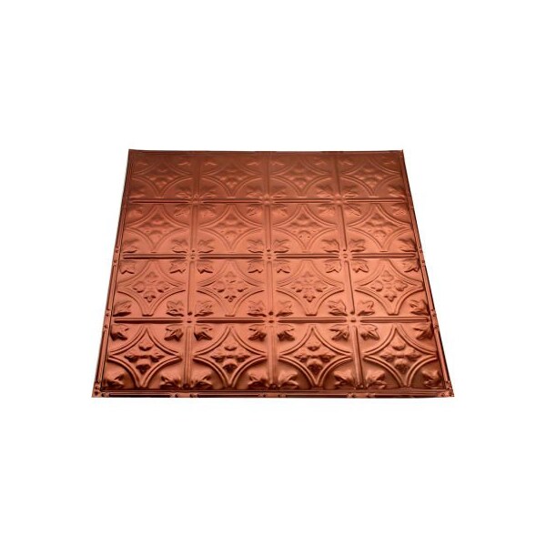 Acoustic Ceiling Products Great Lakes Tin Hamilton 2' X 2' Lay-in Tin Ceiling Tile in Penny Vein - Y52-05 Y52-05 - main